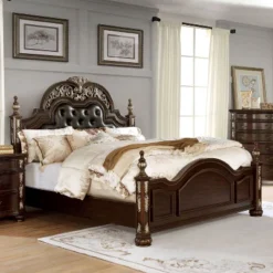 3pc Queen Mullberry Bedroom Set With 2 Nightstands Brown Cherry/Espresso - HOMES: Inside + Out -DreamNest Store GUEST bfd7e1d9 1c47 4c8d a9b0 04176c70a9d7