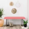 Mirimo Celebration Coral Bench Black - Deny Designs