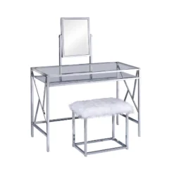 Burdette Contemporary Vanity Table Set - HOMES: Inside + Out 7 Burdette Contemporary Vanity Table Set - HOMES: Inside + Out -DreamNest Store GUEST c03345b5 0a70 45ee 9f50 437ebe15322b