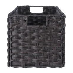 29.21" 4pc Leo Storage Shelf With Baskets Espresso/Chocolate - Winsome -DreamNest Store GUEST c084f5ec 8b3e 4f97 979e 736a4924fcdf