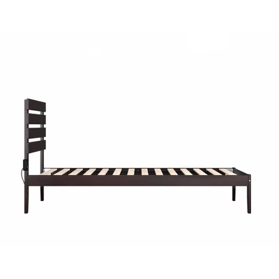 Twin XL Oxford Bed Espresso - AFI 4 Twin XL Oxford Bed Espresso - AFI - Image 4