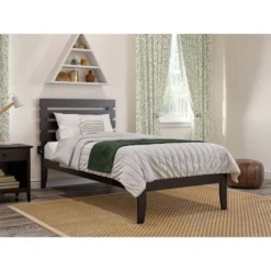 Twin XL Oxford Bed Espresso - AFI