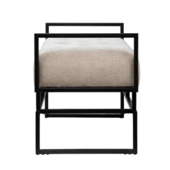 Tedges Upholstered Bench Beige/Gray - Aiden Lane -DreamNest Store GUEST c33ac4a5 9d02 4639 b7ed c6d74642a6e9
