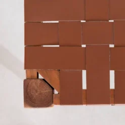 Balka Woven Leather Bench Brown - South Shore -DreamNest Store GUEST c3913ad9 5f38 4f66 ac0d 76a82b1ec072