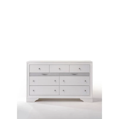 63" Naima Dresser White - Acme Furniture 3 63" Naima Dresser White - Acme Furniture - Image 3