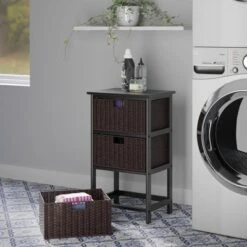 28.62" Omaha Storage Rack With Baskets Black - Winsome 8 28.62" Omaha Storage Rack With Baskets Black - Winsome -DreamNest Store GUEST c4363b32 c97f 4413 a738 7ab3f4910de1