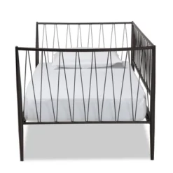 Twin Lysa Metal Daybed Black - Baxton Studio