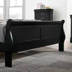 3pc Sliver Sleigh Bed With 2 Nightstands - HOMES: Inside + Out 11 3pc Sliver Sleigh Bed With 2 Nightstands - HOMES: Inside + Out -DreamNest Store GUEST c4ccee38 12f4 445e 833f f206f4d739f8