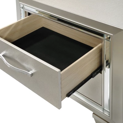 Glamour Youth Nightstand Champagne - Picket House Furnishings 3 Glamour Youth Nightstand Champagne - Picket House Furnishings - Image 3