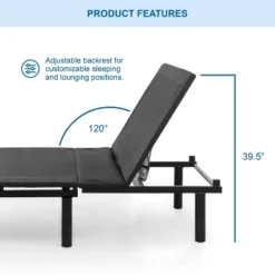 Serene Adjustable Back Support Bed Frame - HOMES: Inside + Out -DreamNest Store GUEST c51293f2 4e8d 4000 95e8 18d12d8bd6cd