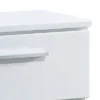 Contemporary Nightstand White - Benzara