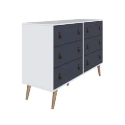 Set Of 2 Amber 6 Drawer Double Wide Dresser And 4 Tall Drawer Dresser - Manhattan Comfort 31 Set Of 2 Amber 6 Drawer Double Wide Dresser And 4 Tall Drawer Dresser - Manhattan Comfort -DreamNest Store GUEST c5c493b5 5134 4fde 98ee ae66266de66e