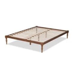 Iseline Finished Wood Platform Bed Frame - Baxton Studio -DreamNest Store GUEST c637508e 5525 42b3 8477 6a27bc57d649