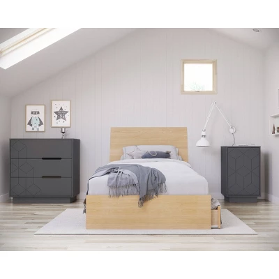 1 Door Nightstand - Nexera 3 1 Door Nightstand - Nexera - Image 3