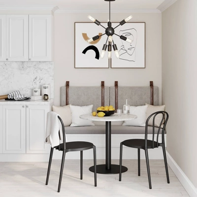 King Upholstered Wall Mount Floating Headboard Feather Gray - Nathan James 6 King Upholstered Wall Mount Floating Headboard Feather Gray - Nathan James - Image 6