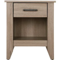 Passion Furniture Lennox 1-Drawer Nightstand (24 In. H X 18 In. W X 21 In. D) -DreamNest Store GUEST c6eb4153 1f2d 4af2 871b dfe045cd5251