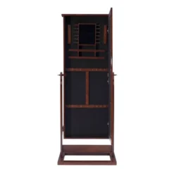 Chiara Cheval Mirror/Jewelry Wardrobe Walnut - Powell Company -DreamNest Store GUEST c76b296c bbaf 46ee ad27 d289daf1e242