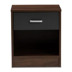Hansel 1 Drawer And Finished Nightstand Brown/Gray - Baxton Studio 11 Hansel 1 Drawer And Finished Nightstand Brown/Gray - Baxton Studio -DreamNest Store GUEST c78bcad9 f640 4582 8d5e ee5140a1c22f