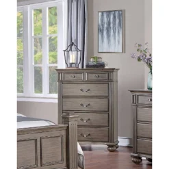 6pc Pennings Traditional Bedroom Set Gray - HOMES: Inside + Out -DreamNest Store GUEST c7c59a53 43c1 42cc 8f5c c764a698588a