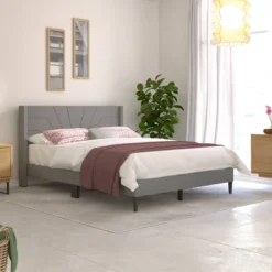 Queen Lindon Chevron Upholstered Bed In A Box - RST Brands 13 Queen Lindon Chevron Upholstered Bed In A Box - RST Brands -DreamNest Store GUEST c7fb340a 3c95 4f7e 89fb 188e18550d9c