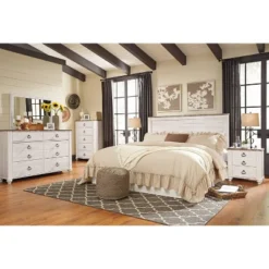 King Adult Headboard Cream - Signature Design By Ashley -DreamNest Store GUEST c977e474 e9a7 46a6 9f02 4b9df4a39113