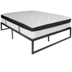 Flash Furniture 14 Inch Metal Platform Bed Frame With 12 Inch Memory Foam Pocket Spring Mattress In A Box (No Box Spring Required) 23 Flash Furniture 14 Inch Metal Platform Bed Frame With 12 Inch Memory Foam Pocket Spring Mattress In A Box (No Box Spring Required) -DreamNest Store GUEST ca19a8b7 a123 415a a3e6 7de0609d7d83