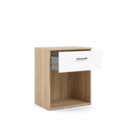1 Drawer Nightstand In White - Tvilum -DreamNest Store GUEST ca55c498 7271 4748 b59e 3e8e89d294e8