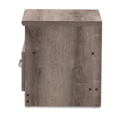 Gallia Modern And Contemporary Oak Finished 1 Drawer Nightstand Brown - Baxton Studio 10 Gallia Modern And Contemporary Oak Finished 1 Drawer Nightstand Brown - Baxton Studio -DreamNest Store GUEST caf4b5f2 01c8 4b93 a790 ff2db00d6c68