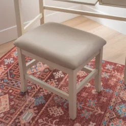 Jackson Vanity Set Cream - Linon -DreamNest Store GUEST cb566cdb cbae 4b05 b55d 5eae1f931d56