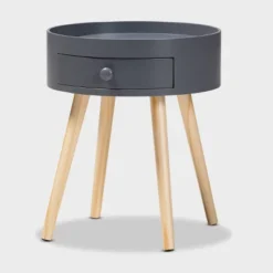 Jessen 1 - Drawer Wood Nightstand - Baxton Studio 16 Jessen 1 - Drawer Wood Nightstand - Baxton Studio -DreamNest Store GUEST cb770e9c bae2 428c a566 4ba3807a0233