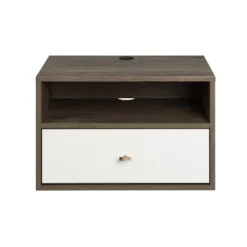 Floating 1 Drawer Nightstand With Open Shelf - Prepac -DreamNest Store GUEST cc81fb11 288f 4073 a928 f4e209ec1944