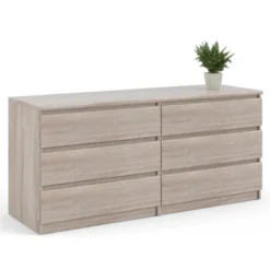 Wood Scottsdale 6 Drawer Double Dresser In Truffle Brown-Tvilum -DreamNest Store GUEST cccad7a7 18d5 44ff 8054 eba89828709b