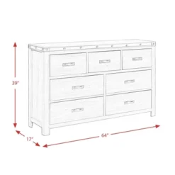 7 Drawer Montauk Dresser Gray - Picket House Furnishings -DreamNest Store GUEST cd242e33 54b0 4f5b a238 5e3c3a9f5230
