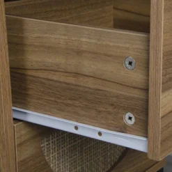 Arina Natural Rattan 20.87'' H X 15.75'' W X 15.75'' D Queen Size 2 Drawer Nightstand With Storage - The Pop Maison -DreamNest Store GUEST cd547649 453b 4186 aa69 8ee82bde17a6