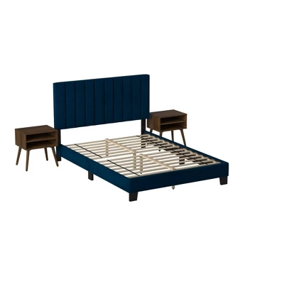 Queen Colbie Upholstered Platform Bed With Nightstands - Picket House Furnishings 14 Queen Colbie Upholstered Platform Bed With Nightstands - Picket House Furnishings - Image 14