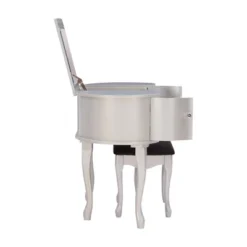 Paloma Vanity Set Silver - Linon -DreamNest Store GUEST cdb82159 85fe 4e30 8ed9 90be63330c00