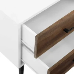 Ora Mid-Century Modern 2 Drawer Nightstand - Saracina Home -DreamNest Store GUEST cef03d18 cc6d 4317 acdc f986498c73dc