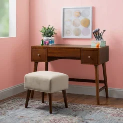 Viola Vanity Set Brown - Linon 28 Viola Vanity Set Brown - Linon -DreamNest Store GUEST cf032333 0b34 4781 8107 a395c59af5de