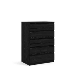Wood Scottsdale 5 Drawer Chest In Black Woodgrain-Tvilum 18 Wood Scottsdale 5 Drawer Chest In Black Woodgrain-Tvilum -DreamNest Store GUEST cf373e3f 7e5f 4e37 b5c9 3904a40cbb71