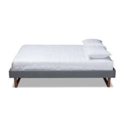 Liliya Walnut Finished Wood Platform Bed Frame - Baxton Studio -DreamNest Store GUEST cf55b72b 7824 4657 9364 fccc396d5839