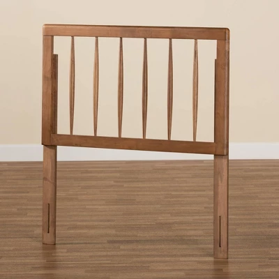 Valin Wood Headboard Walnut - Baxton Studio 3 Valin Wood Headboard Walnut - Baxton Studio - Image 3