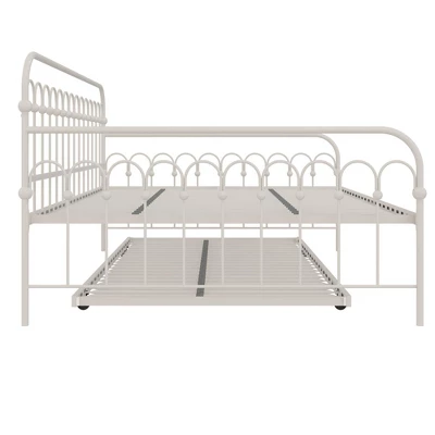 Twin Bright Pop Metal Daybed With Roll Out Trundle - Novogratz 9 Twin Bright Pop Metal Daybed With Roll Out Trundle - Novogratz - Image 9