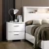 April 2 Drawer Nightstand White - HOMES: Inside + Out