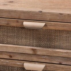Calida Wood And Rattan 3 Drawer Storage Cabinet Brown - Baxton Studio 11 Calida Wood And Rattan 3 Drawer Storage Cabinet Brown - Baxton Studio -DreamNest Store GUEST d0fc06da 84d7 4676 89c3 0f60f7ff16a2