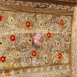 Fullen Handcrafted Boho 2 Drawer Mango Wood Nightstand Natural - Christopher Knight Home -DreamNest Store GUEST d20dd048 9e2c 47ca ae8e 2b08b05f5dda