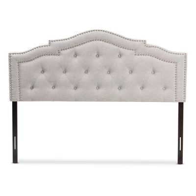 Queen Edith Modern And Contemporary Fabric Headboard Beige - Baxton Studio 1 Queen Edith Modern And Contemporary Fabric Headboard Beige - Baxton Studio