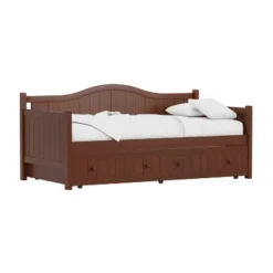 Staci Wood Daybed With Trundle Twin - Cherry - Hillsdale Furniture -DreamNest Store GUEST d2779858 222c 4576 a464 d8bd094d04b3