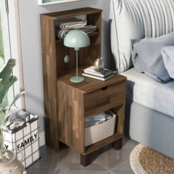 Loreman 1 Drawer Nightstand - MiBasics 20 Loreman 1 Drawer Nightstand - MiBasics -DreamNest Store GUEST d33067d3 102c 4b3f 8f6b f55e91bc9717