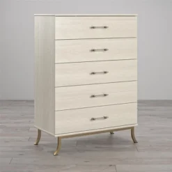 Little Seeds Monarch Hill Clementine 5 Drawer Dresser, White