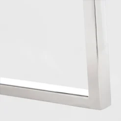 Lionel Wood And Stainless Steel Metal Bench Dark Walnut Brown - Finch -DreamNest Store GUEST d4fe95f3 3441 4bd0 8f8b c0397bd574a5